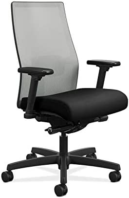 Ergonomic Computer Desk Chair with Mesh Back, Adjustable Lumbar Support & Armrests, Comfortable Seat Cushion, 360 Swivel Rolling Wheels