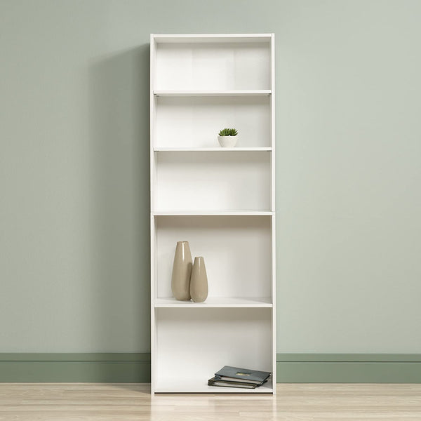 Beginnings 5-Shelf Bookcase, Soft White finish Book Case